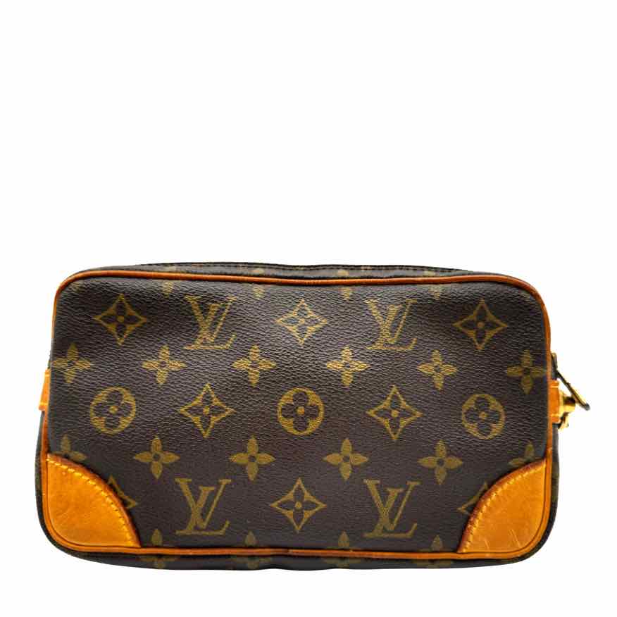 LOUIS VUITTON Monogram Canvas Pochette Marly Dragonne 26 (Pre-Owned)