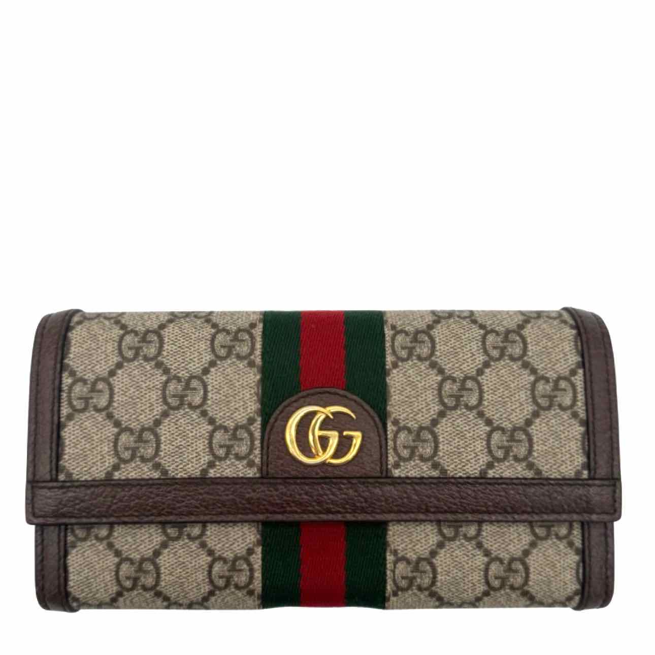 GUCCI GG Supreme Ophidia Continental Wallet