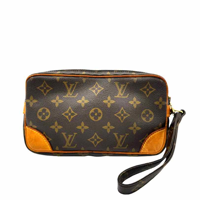 LOUIS VUITTON Monogram Canvas Pochette Marly Dragonne 26 (Pre-Owned)