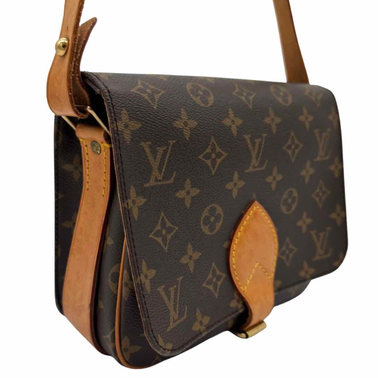 LOUIS VUITTON Monogram Canvas Cartouchiere PM Crossbody