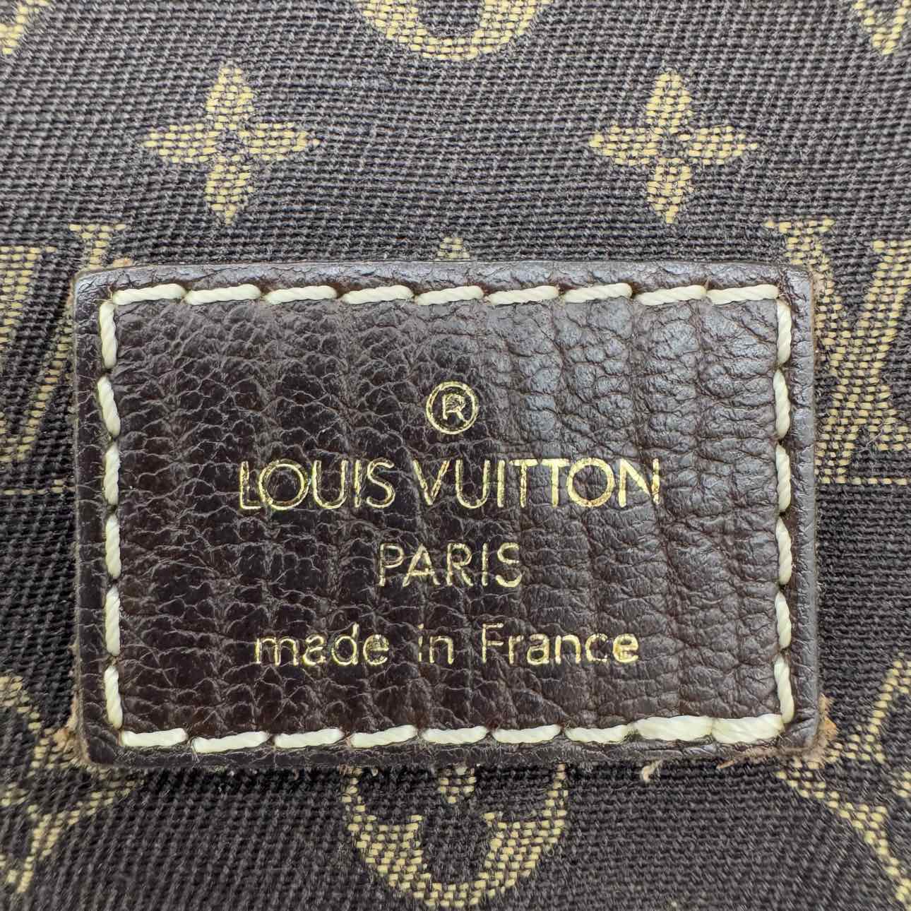 LOUIS VUITTON Monogram Mini Lin Saumur 30 Brown Messenger Bag (Pre-Owned)