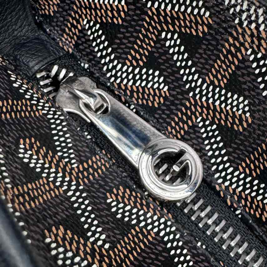 GOYARD Goyardine Artois MM Black Tote (Pre-Owned)