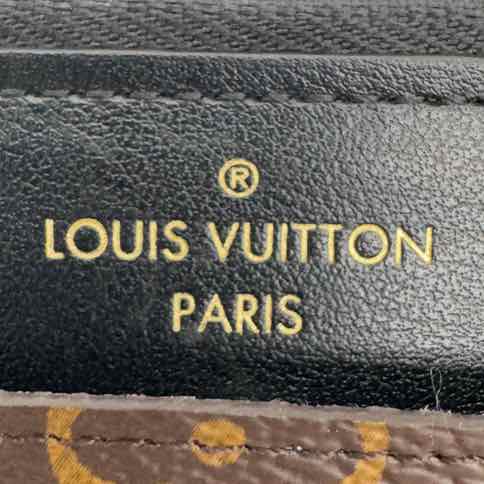 LOUIS VUITTON Monogram Canvas Slim Card Holder Brown (Pre-Owned)