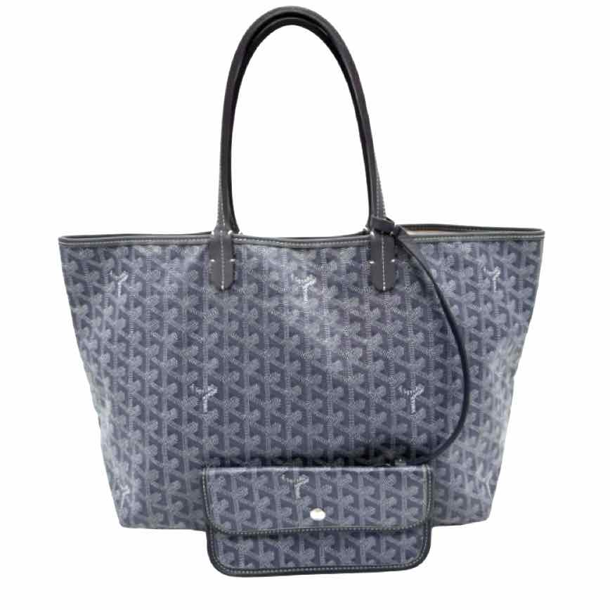 GOYARD Goyardine Saint Louis PM Tote Grey (Pre-Owned)