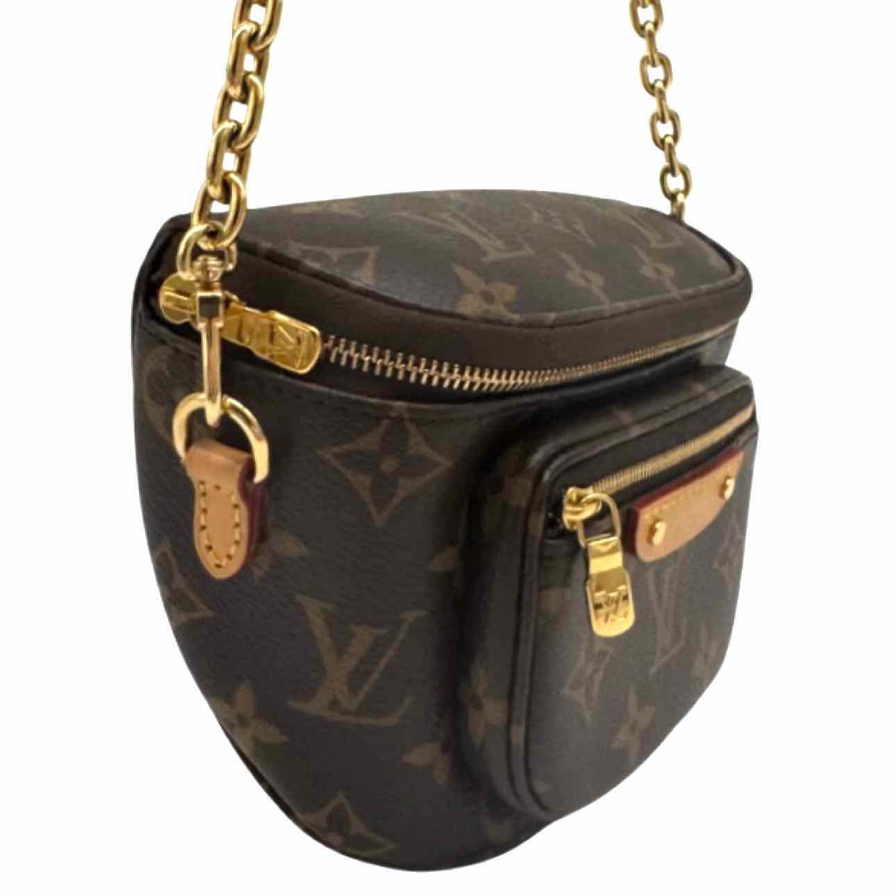LOUIS VUITTON Monogram Canvas Mini Bumbag Brown