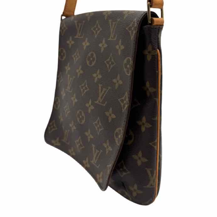 LOUIS VUITTON Monogram Canvas Musette Salsa Brown Crossbody (Pre-Owned)