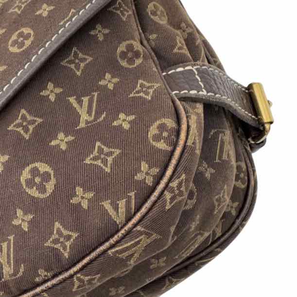 LOUIS VUITTON Monogram Mini Lin Saumur 30 Brown Messenger Bag (Pre-Owned)