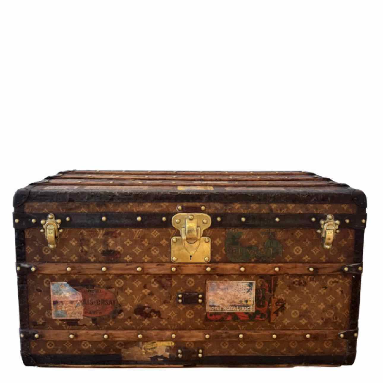 LOUIS VUITTON Woven Monogram Steamer Trunk