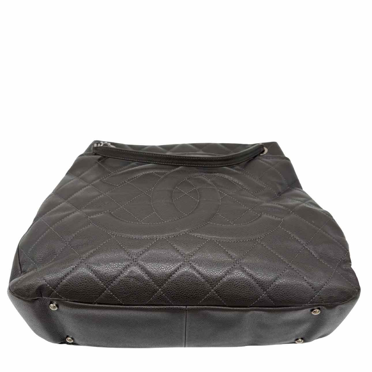 CHANEL CC Timeless Grey Tote Bag