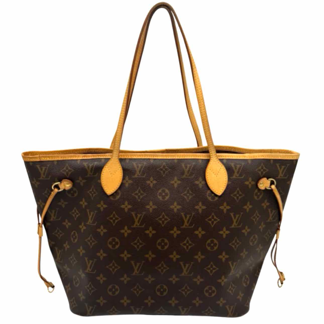 LOUIS VUITTON Monogram Canvas Neverfull MM Brown