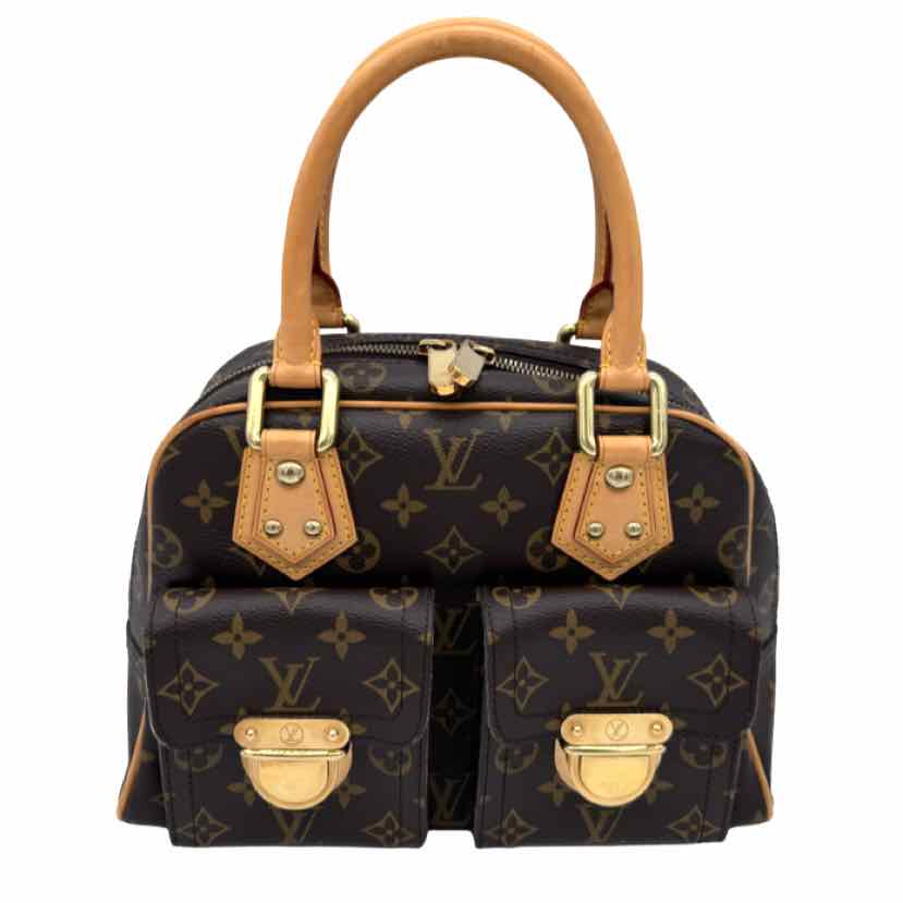 LOUIS VUITTON Monogram Canvas Manhattan PM Handbag (pre-owned)