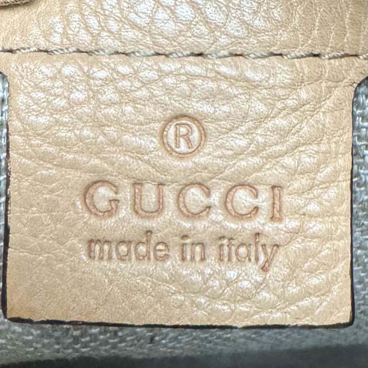 Gucci GG Monogram Marrakech Hobo Bag Brown