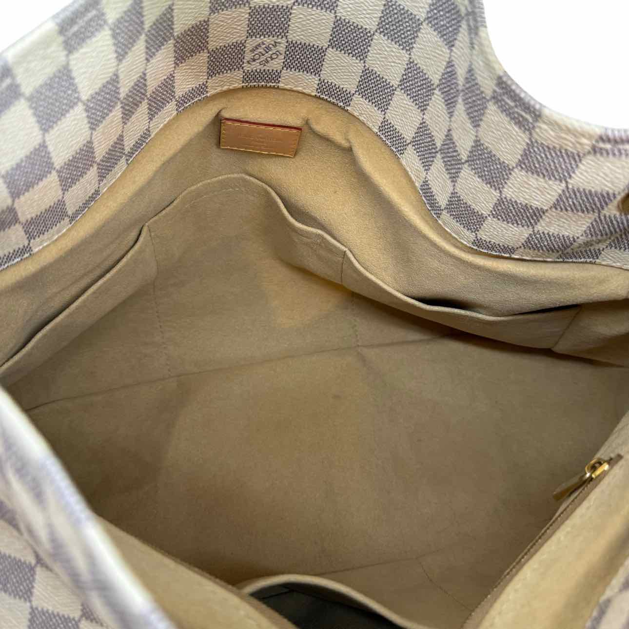 LOUIS VUITTON Damier Azur MM Artsy Handbag (Pre-Owned)