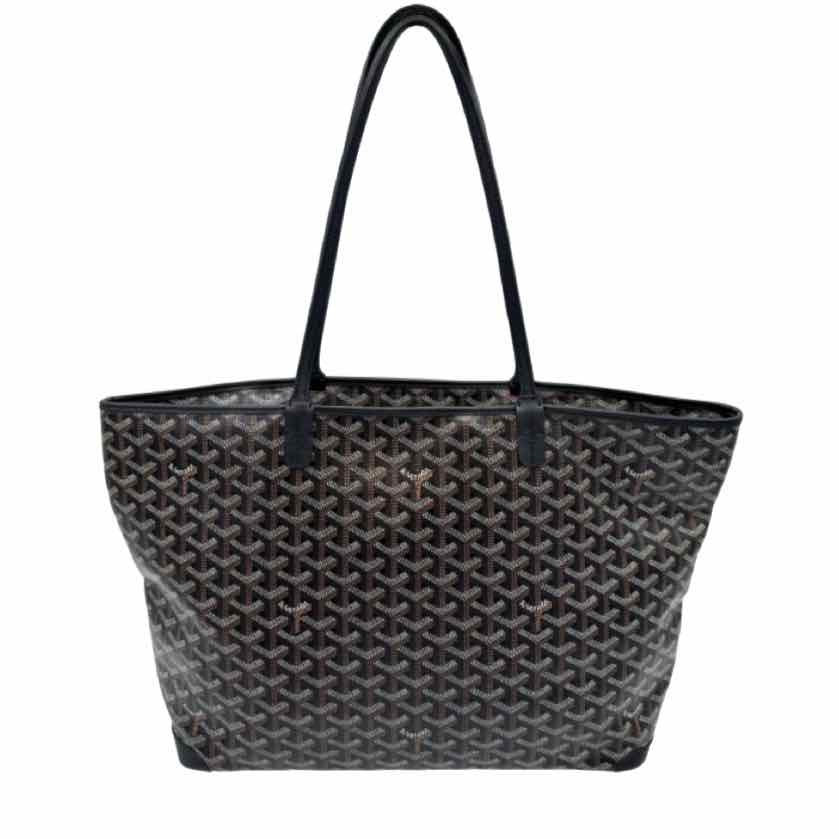 GOYARD Goyardine Artois MM Black Tote (Pre-Owned)