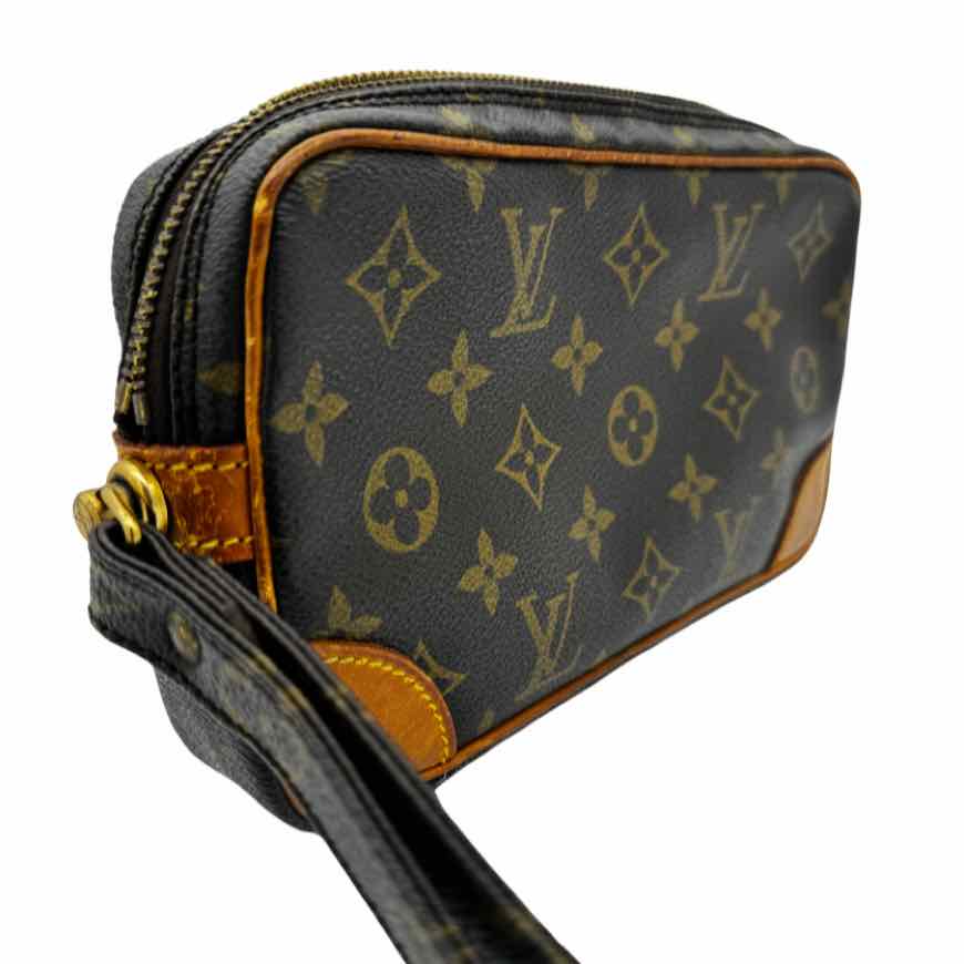 LOUIS VUITTON Monogram Canvas Pochette Marly Dragonne 26 (Pre-Owned)