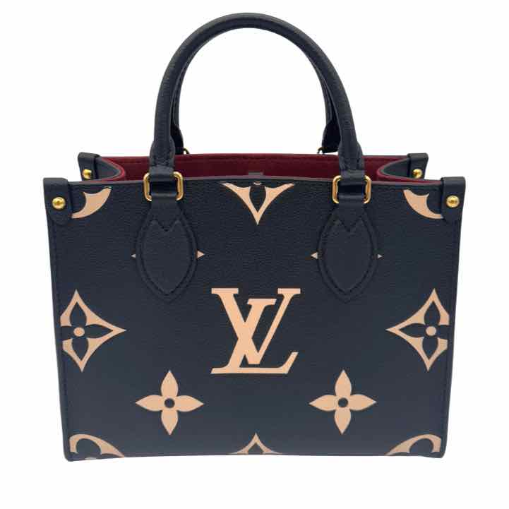 LOUIS VUITTON Bicolor Empreinte OnTheGo PM