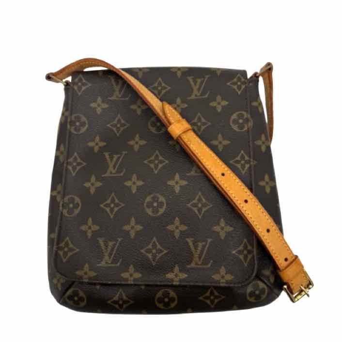 LOUIS VUITTON Monogram Canvas Musette Salsa Brown Crossbody (Pre-Owned)