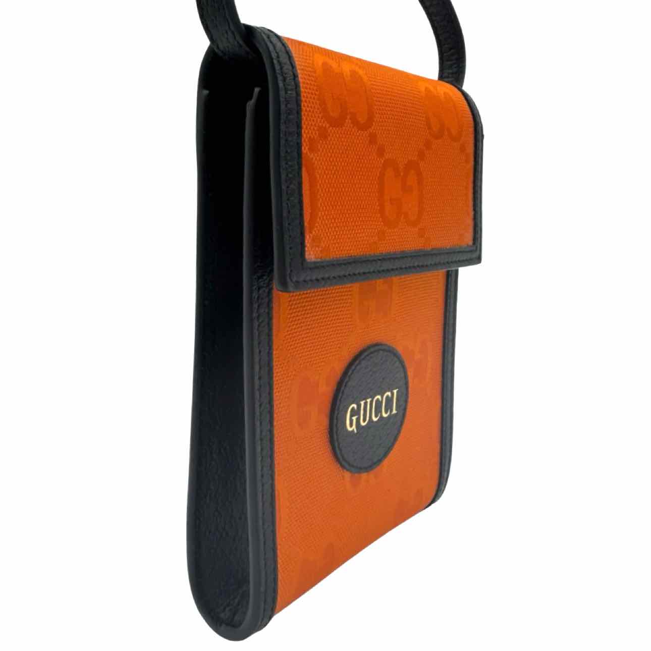 GUCCI Jumbo GG Off The Grid Mini Crossbody Bag Orange