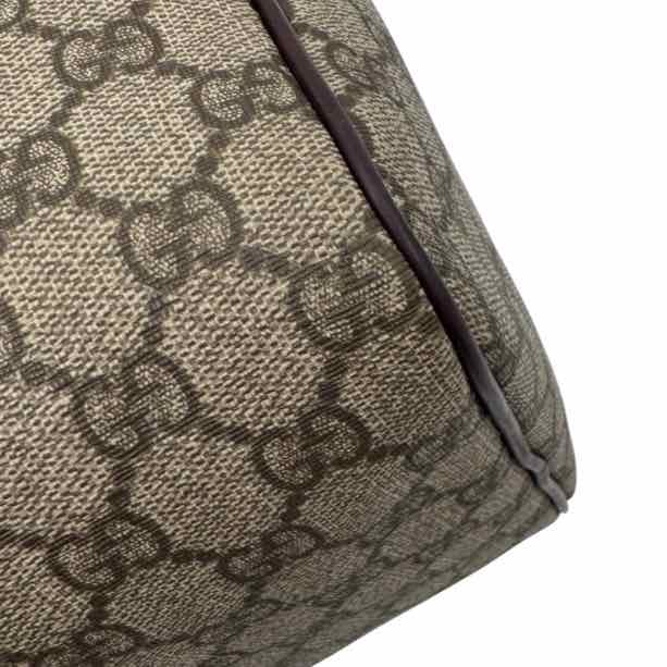 GUCCI GG Plus Monogram Medium Joy Boston Bag Burgundy (Pre-Owned)
