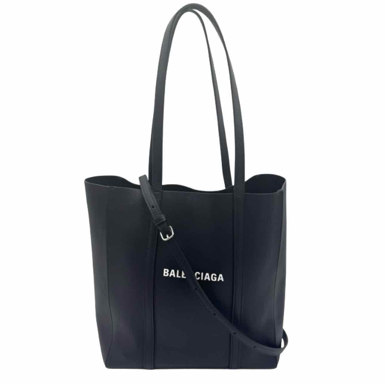 BALENCIAGA Leather Everyday Small Tote Black