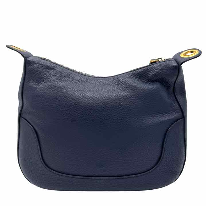 PRADA Vitello Daino Crossbody Bag Blue (Pre-Owned)