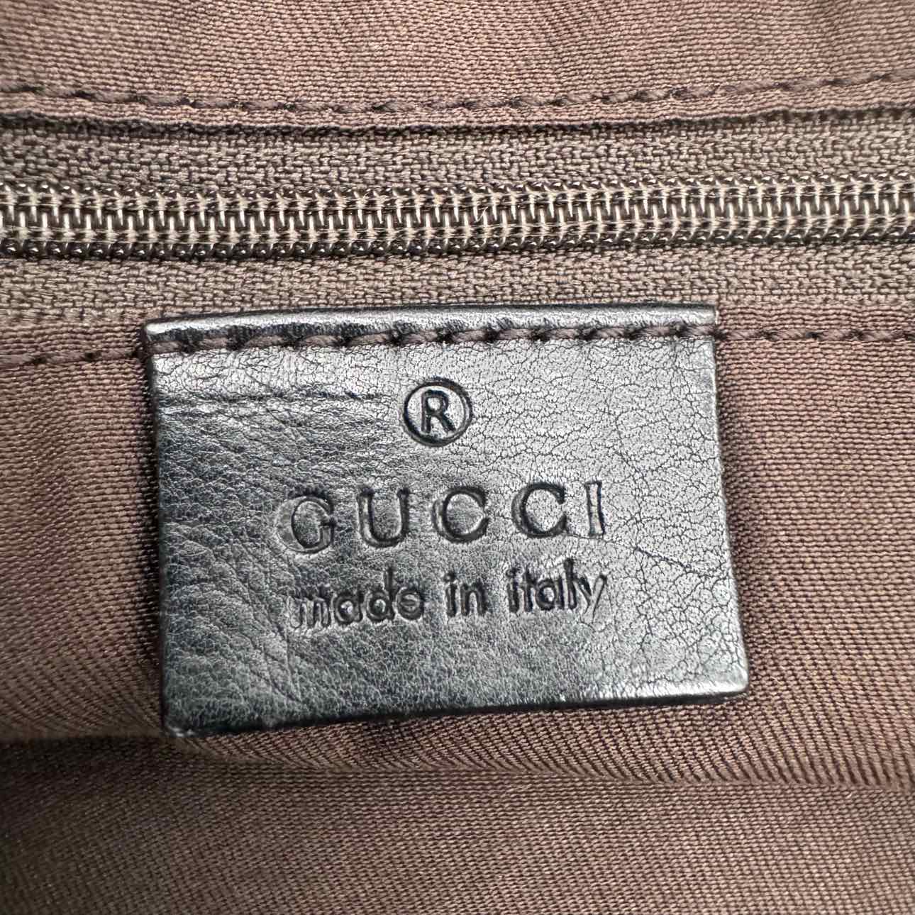 GUCCI Monogram Medium Sukey Boston Shoulder Bag Brown (Pre-Owned)