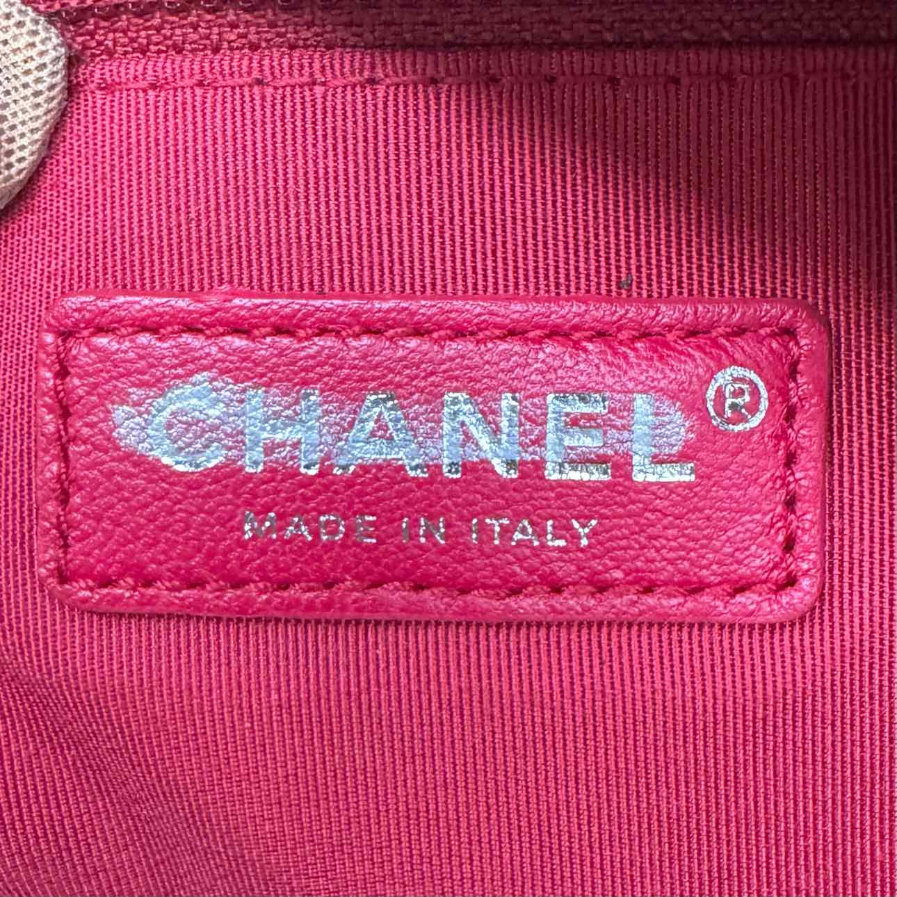 CHANEL Aged Calfskin Medium Gabrielle Hobo Bag Beige
