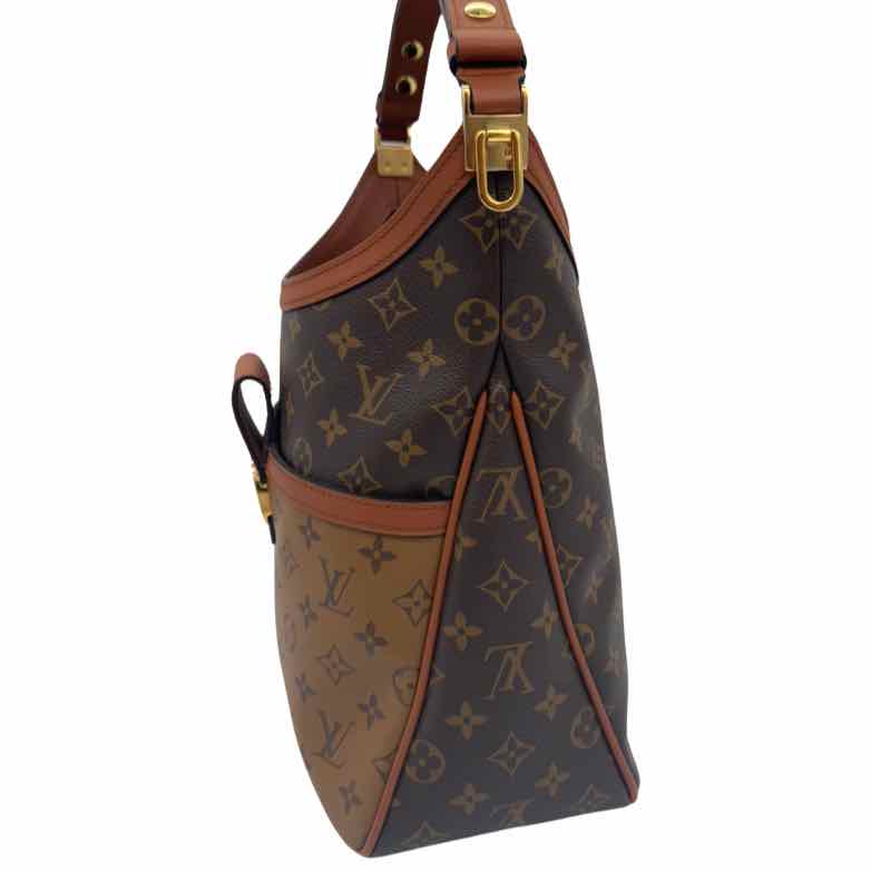 LOUIS VUITTON Monogram Reverse Canvas Dauphine MM Hobo Bag (Pre-Owned)