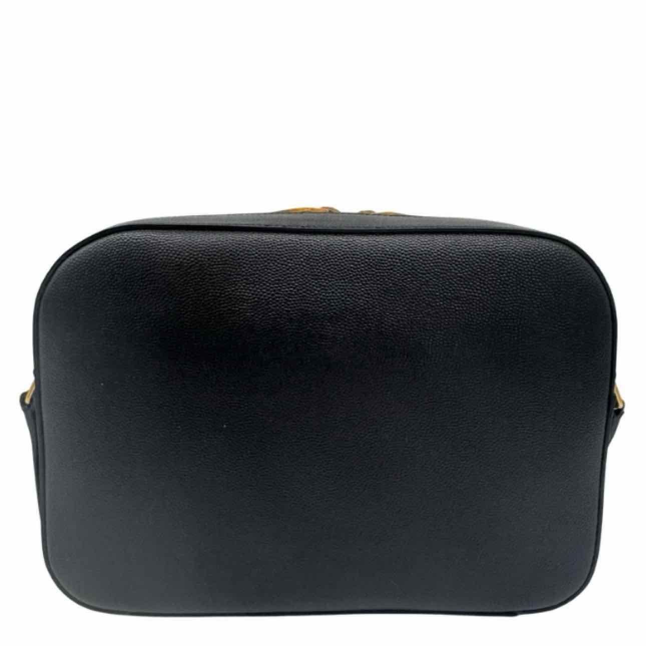 SAINT LAURENT Grain De Poudre Small Camera Bag Black