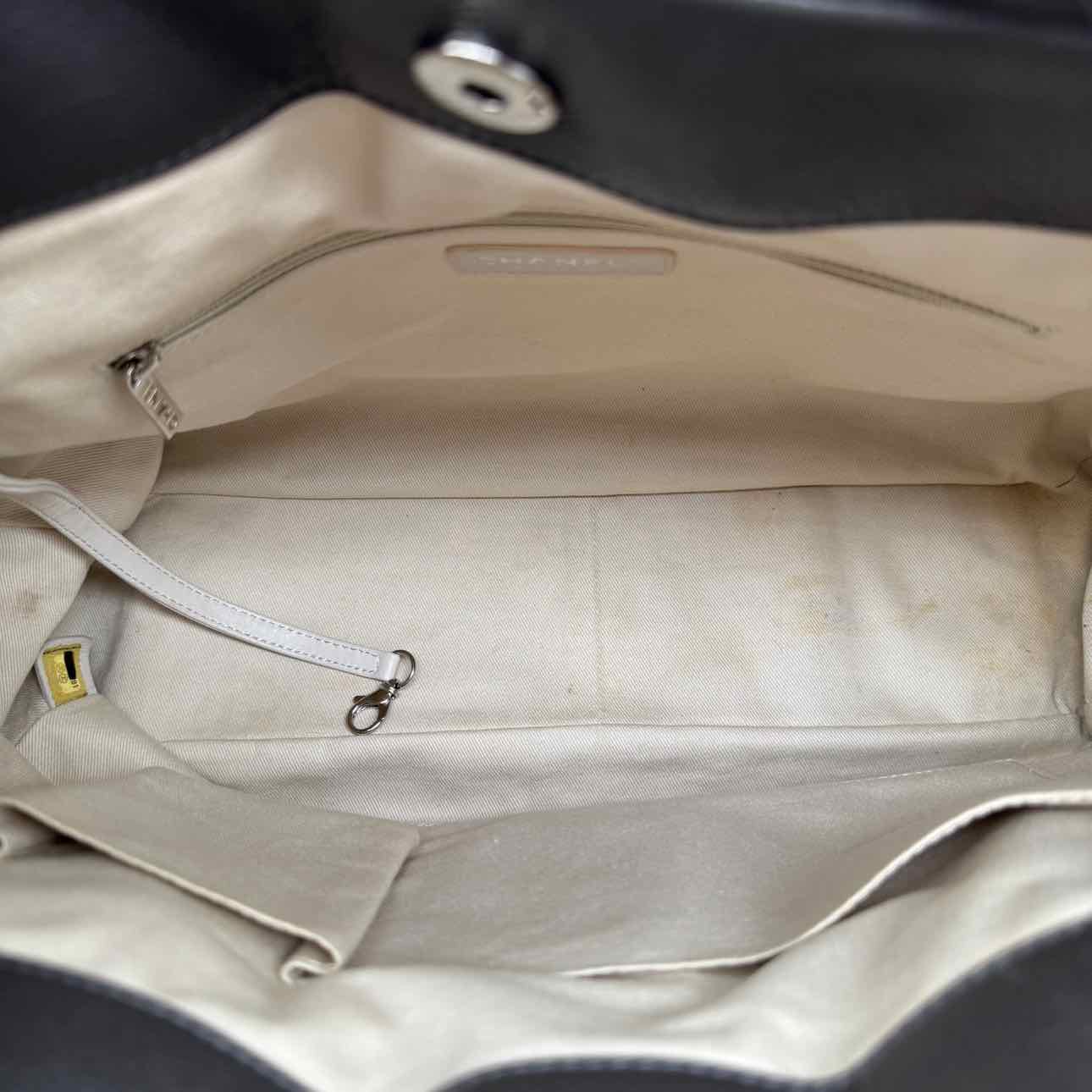 CHANEL CC Timeless Grey Tote Bag