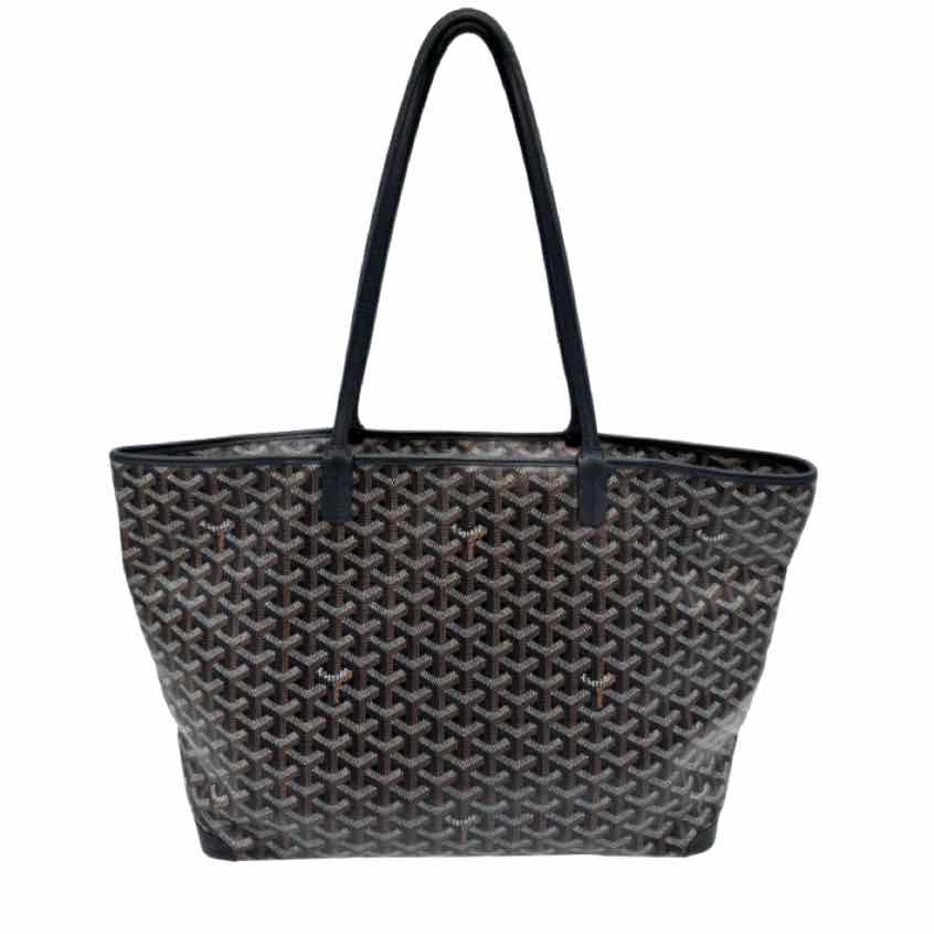 GOYARD Goyardine Artois MM Black Tote (Pre-Owned)