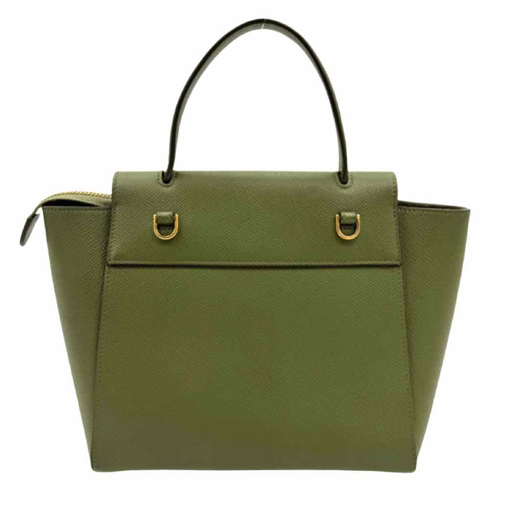 CELINE Grained Calfskin Micro Belt Bag Khaki