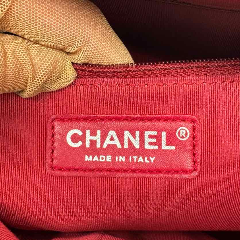 CHANEL Aged Calfskin Quilted Medium Gabrielle Hobo Bag Navy