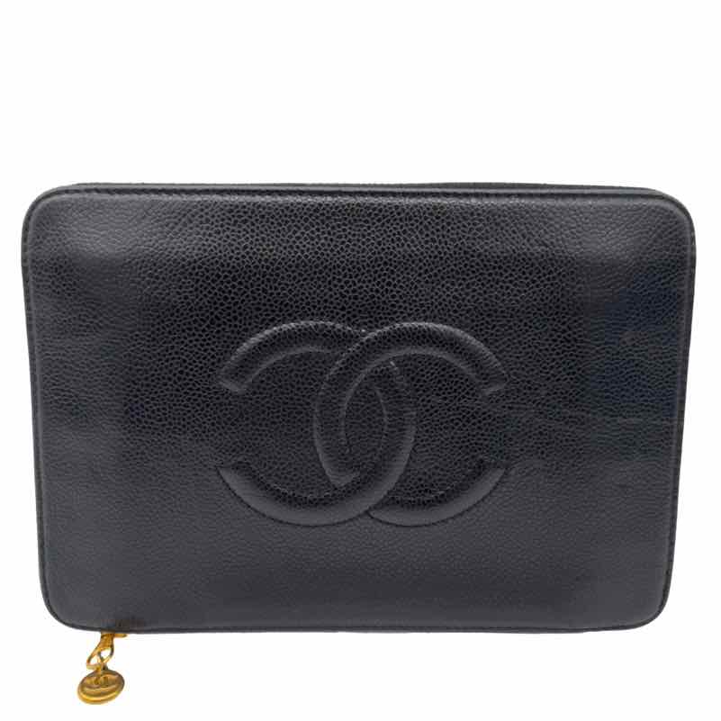 CHANEL COCO Mark Zip Around Clutch (Pre-Owned)