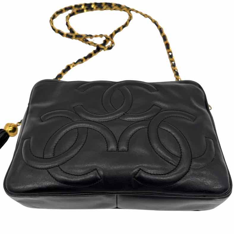 CHANEL Lambskin CC Tassel Camera Bag (Pre-Owned)
