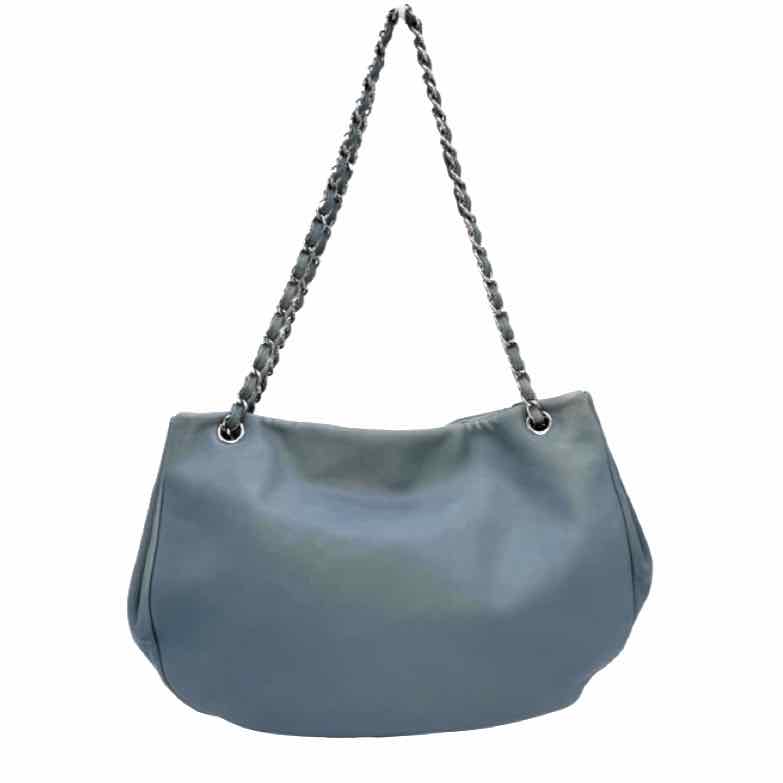 CHANEL Lambskin Sensuel Hobo Bag Blue (Pre-Owned)