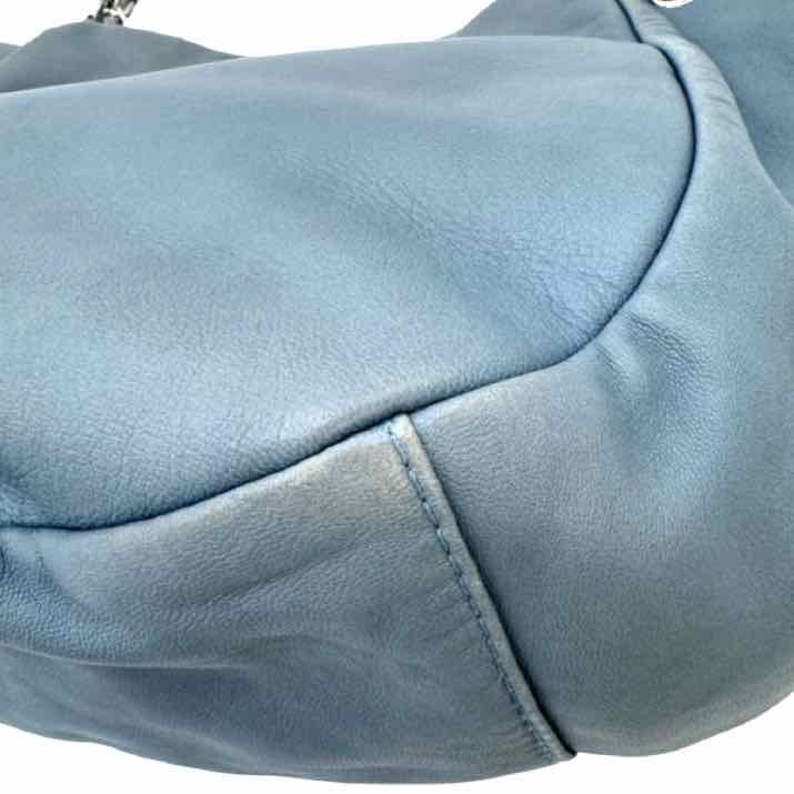 CHANEL Lambskin Sensuel Hobo Bag Blue (Pre-Owned)