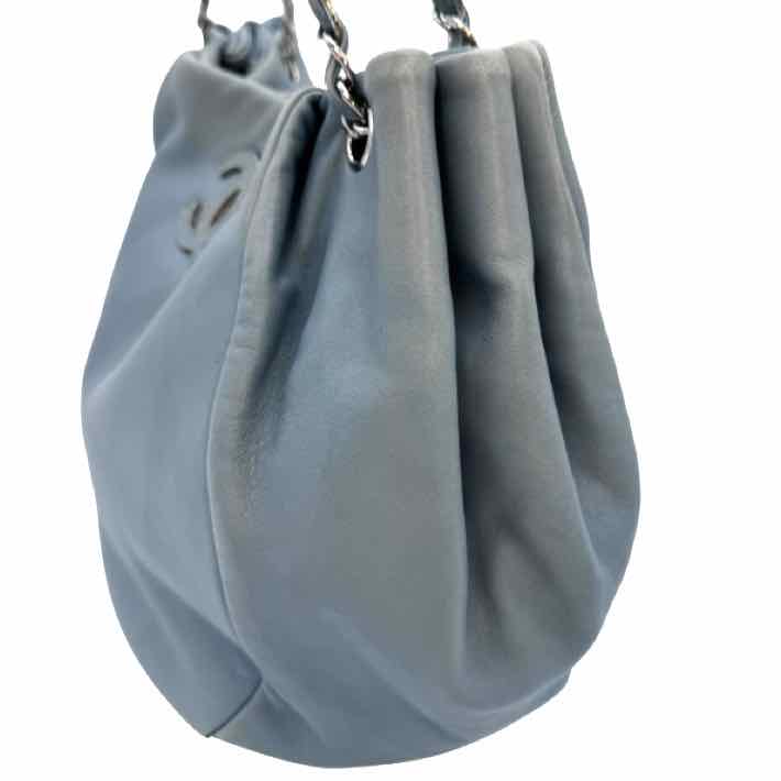 CHANEL Lambskin Sensuel Hobo Bag Blue (Pre-Owned)