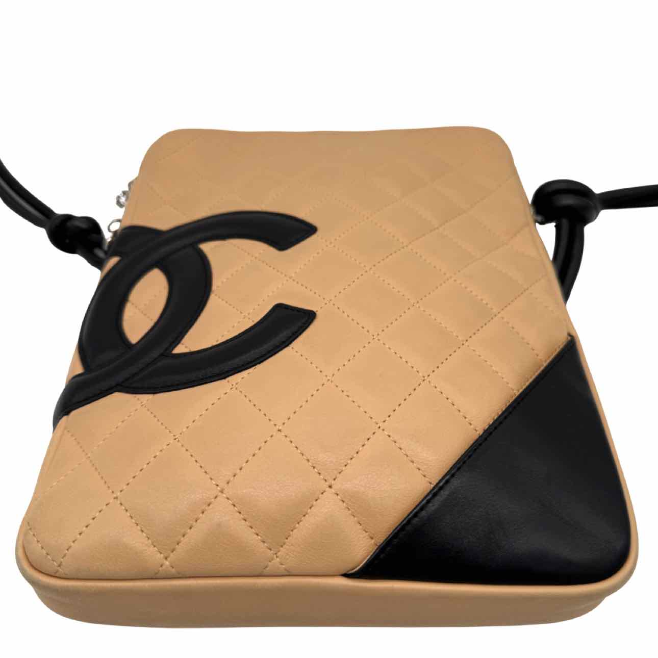 CHANEL Quilted Calfkin Cambon Ligne Messenger Bag