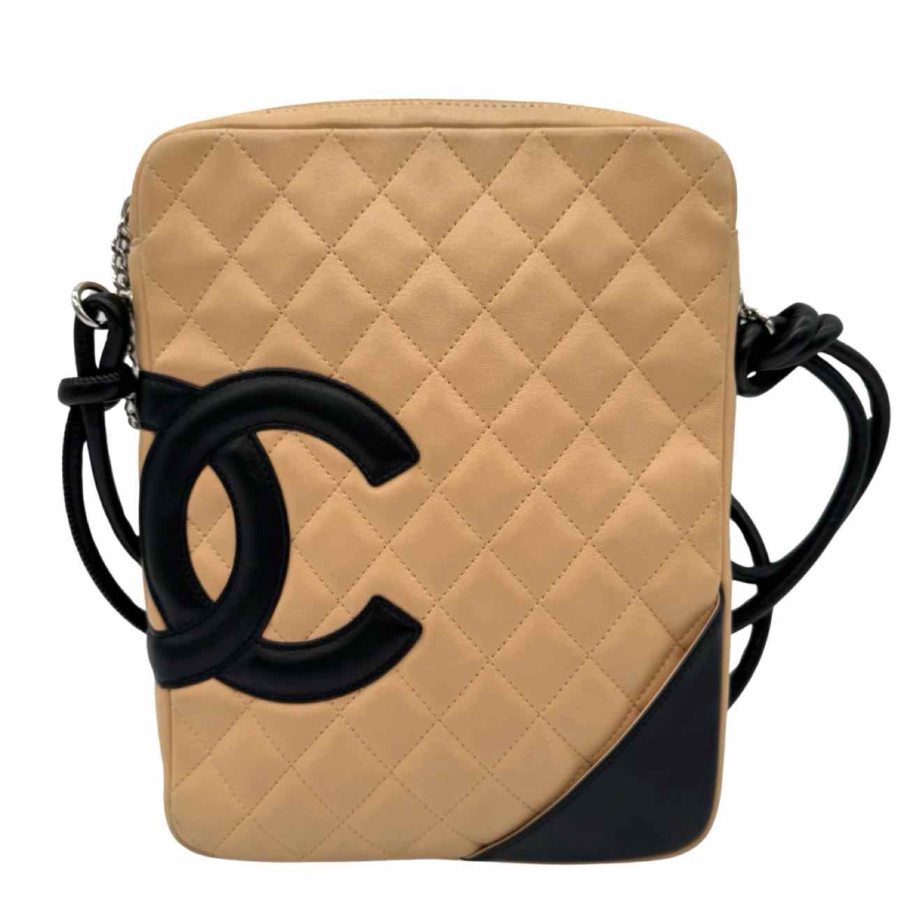 CHANEL Quilted Calfkin Cambon Ligne Messenger Bag