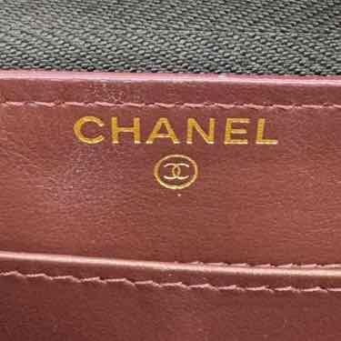 CHANEL Quilted Caviar Calfskin Long Zipped Wallet Black (Pre-Owned)