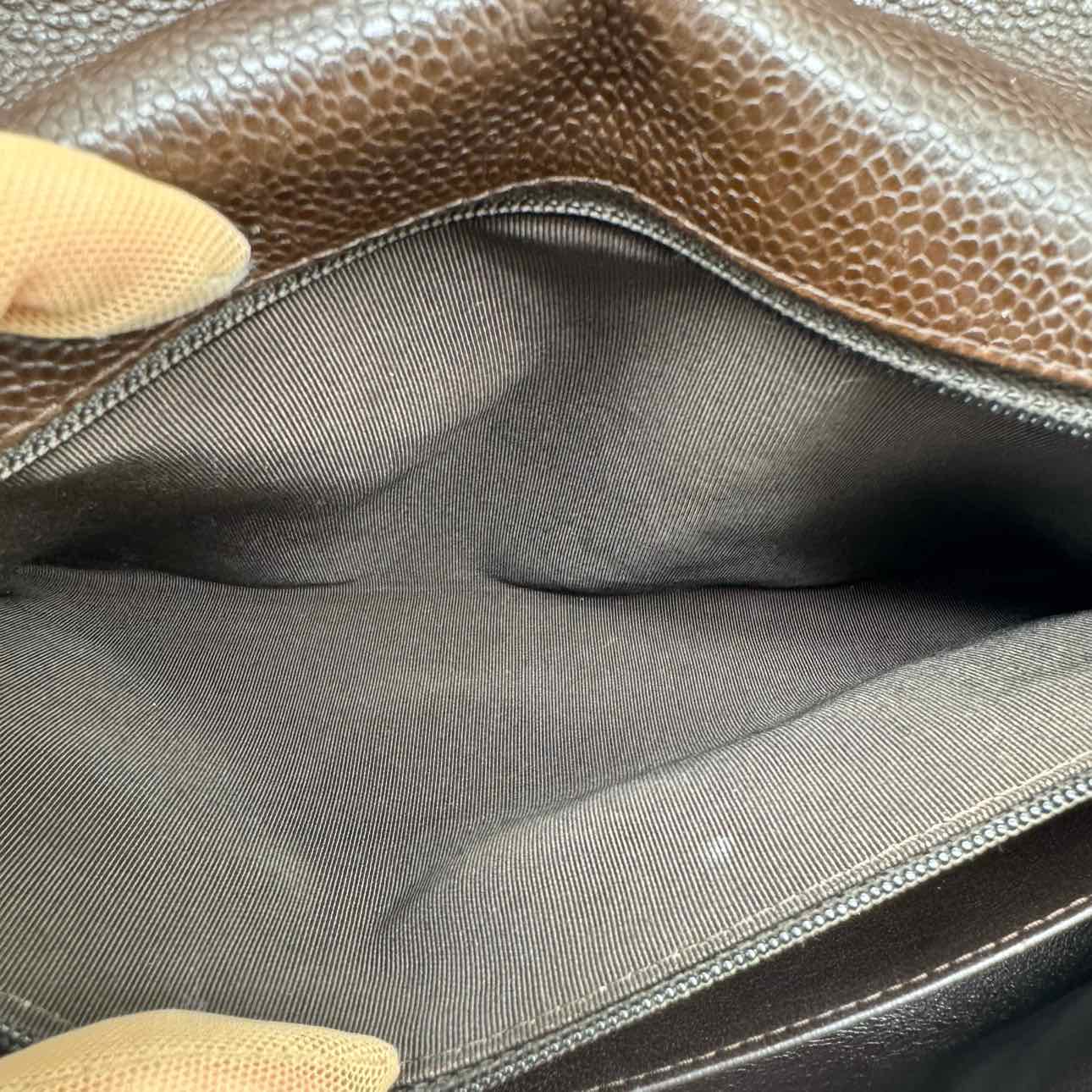 CHANEL Quilted Caviar Jumbo Timeless Single Flap