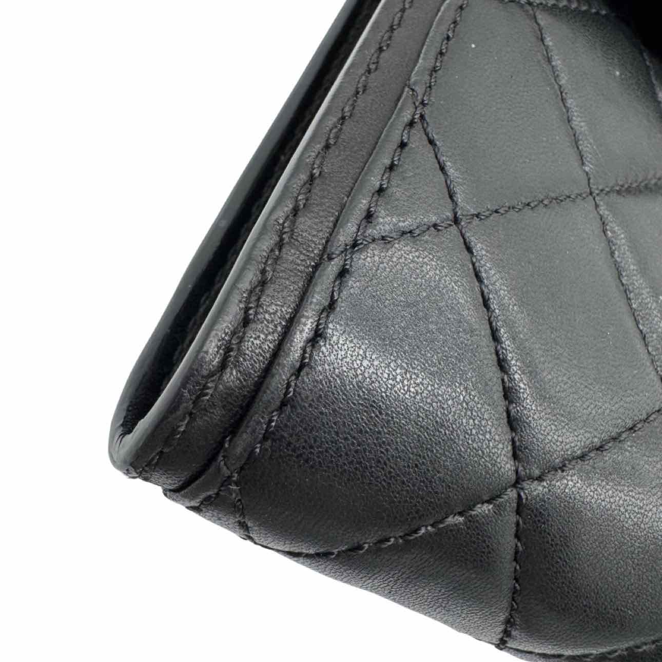 CHANEL Quilted Lambskin Citizen Flap Black