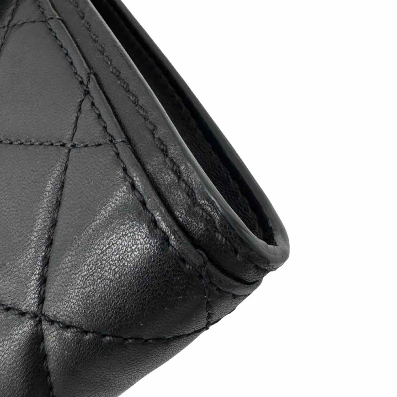 CHANEL Quilted Lambskin Citizen Flap Black