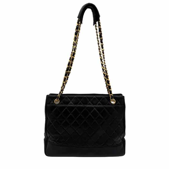 CHANEL Quilted Lambskin Shopping Bag