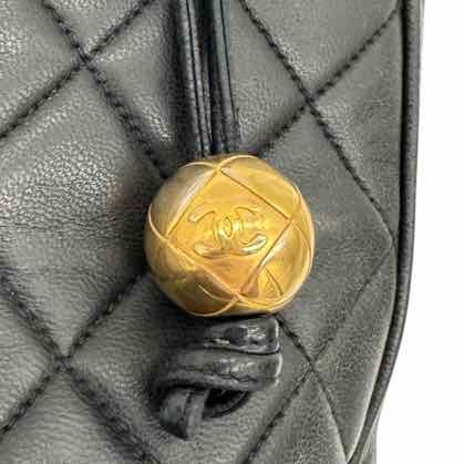 CHANEL Quilted Lambskin Shopping Bag