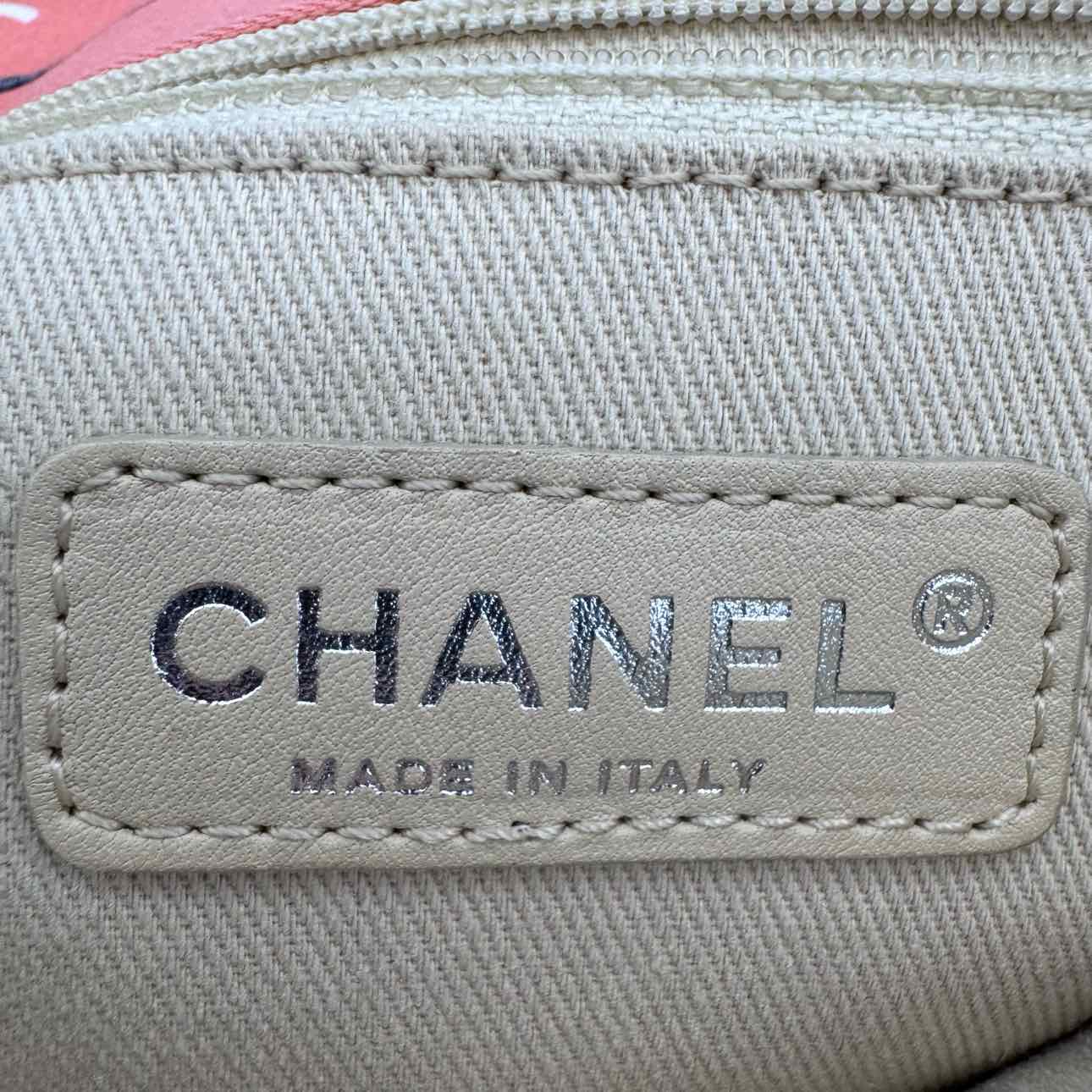 CHANEL Small Camellia Bandana Flap Chain Shoulder Bag Pink Silver HW (Pre-Owned)