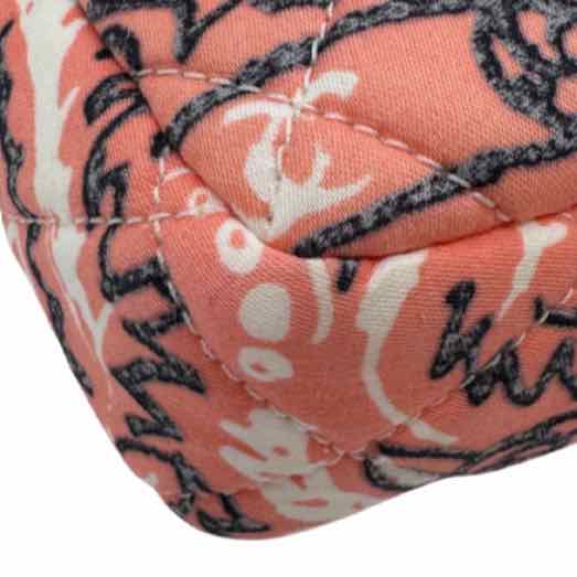 CHANEL Small Camellia Bandana Flap Chain Shoulder Bag Pink Silver HW (Pre-Owned)