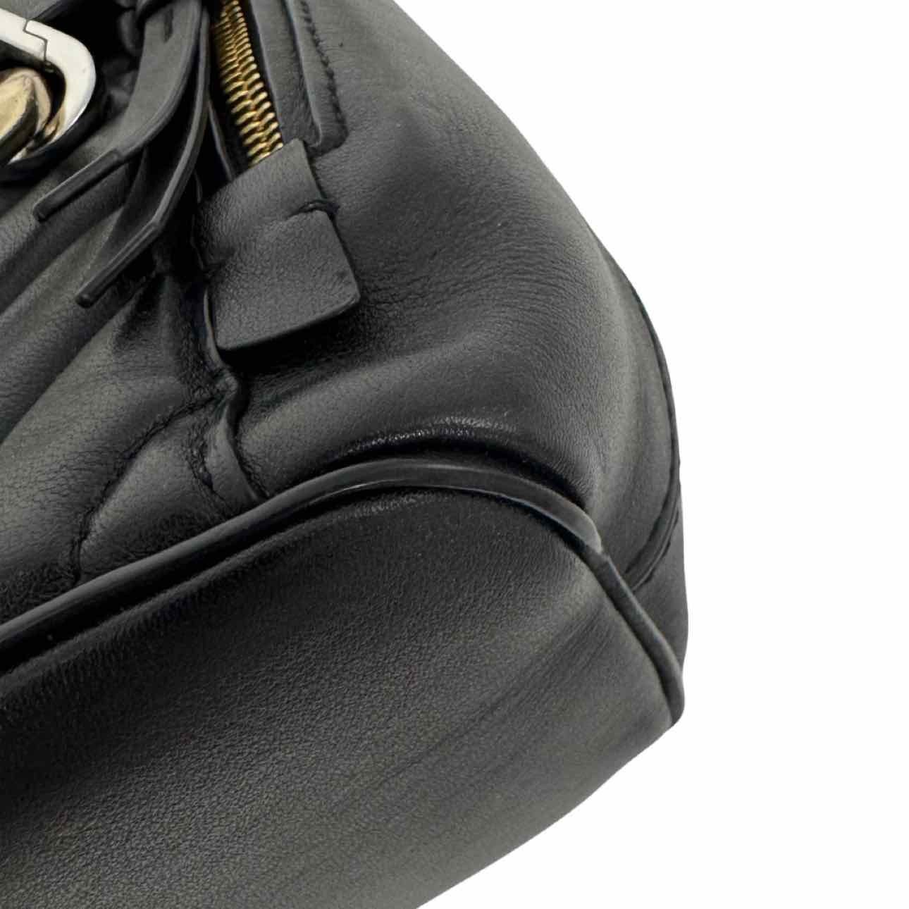 CHLOE Calfskin Quilted Small Faye Black Backpack