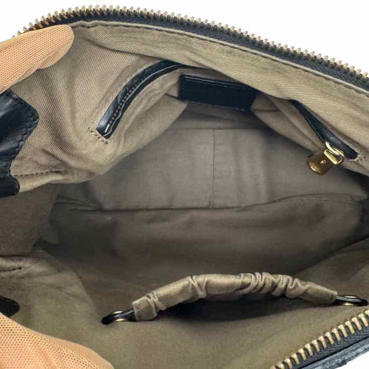 CHLOE Snakeskin Medium Marcie Satchel Black (Pre-Owned)